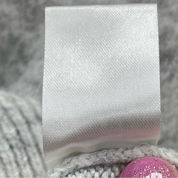 THML LINE 'EM UP STRIPE SLEEVE RAGLAN RAINBOW STRIPE GRAY SWEATER SIZE SMALL - Picture 8 of 8